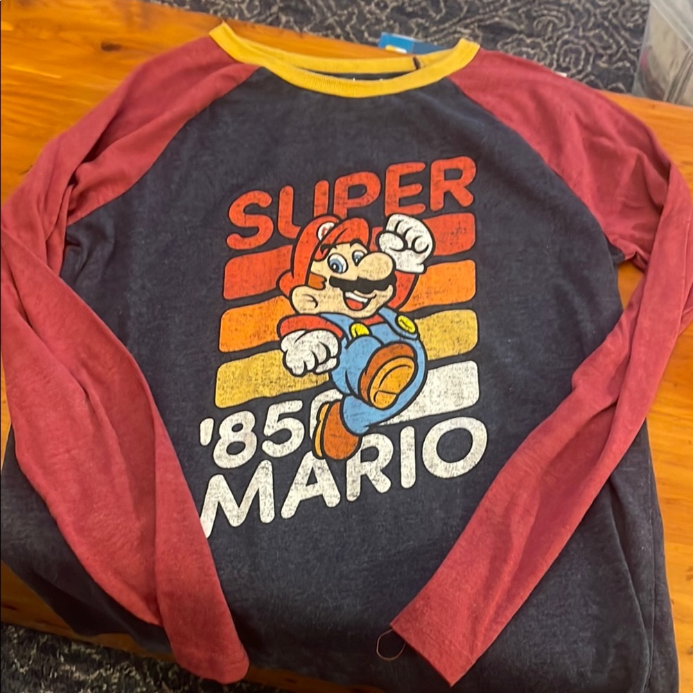 Super Mario '85 Graphic Long Sleeve Shirt